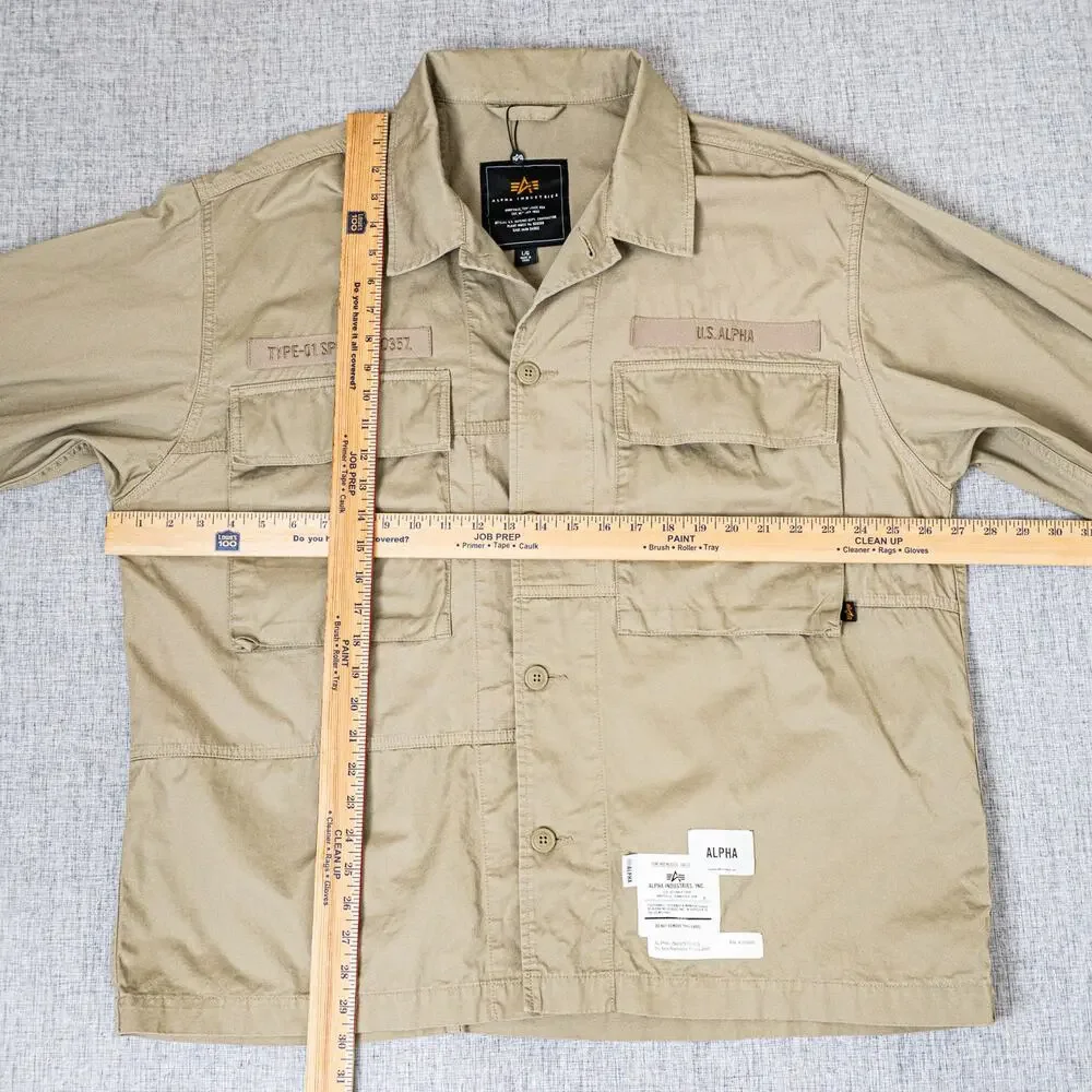 Alpha Industries Men's Utility Field Jacket Type 01 M-65 Style size Large